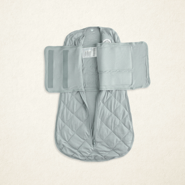 Bamboo Weighted Swaddle, 0-6 months - Slate