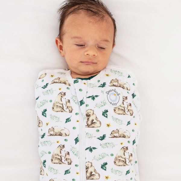 Bamboo Weighted Swaddle, 0-6 months - Bears