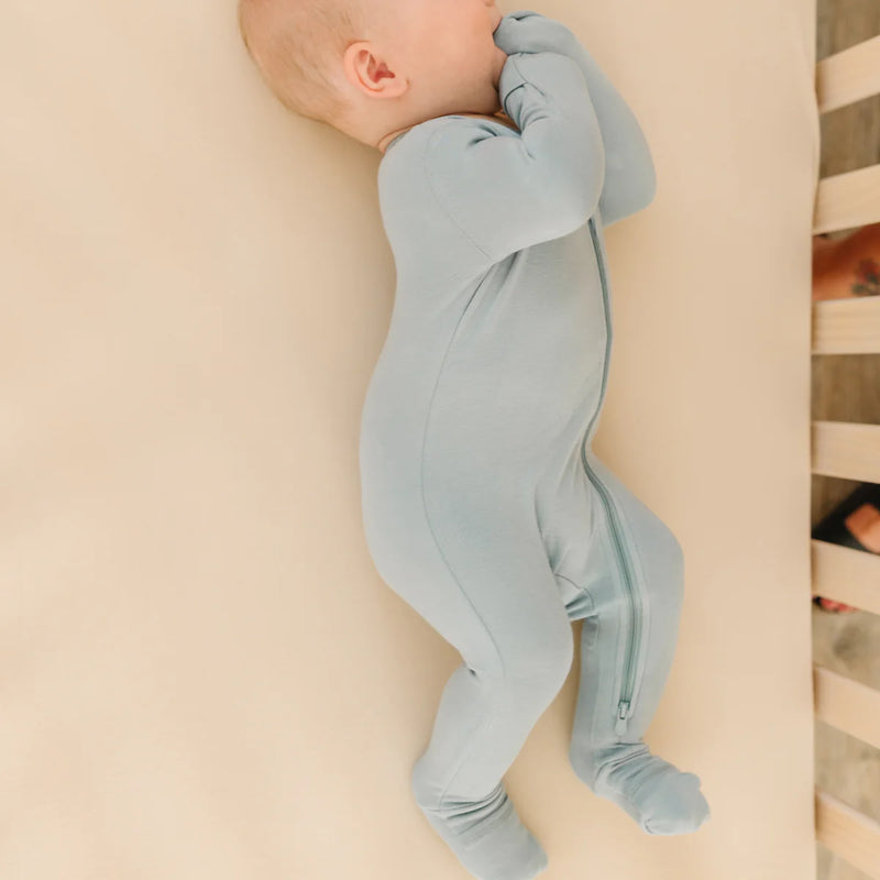 Baby Bamboo Pajamas w/ DreamCuffs™ (Solids)