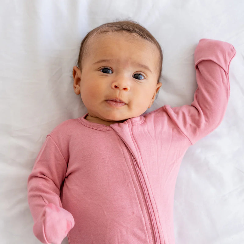 Baby Bamboo Pajamas w/ DreamCuffs™ (Solids)