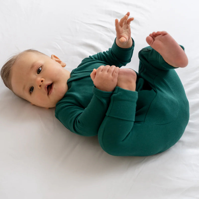 Baby Bamboo Pajamas w/ DreamCuffs™ (Solids)