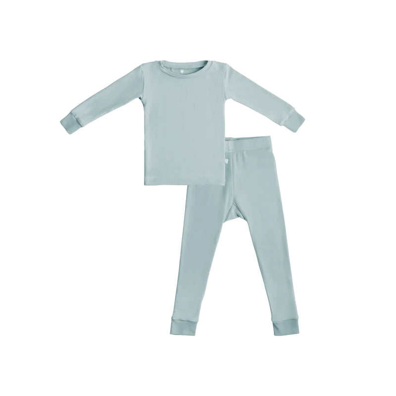 Toddler Bamboo Pajamas - Slate - Warehouse Sale - Final Sale