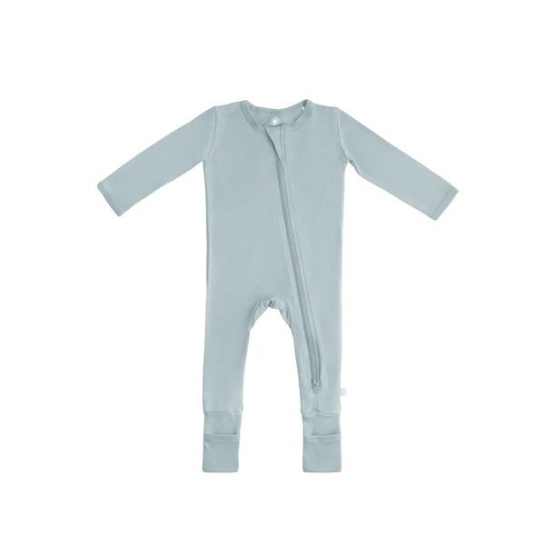 Baby Bamboo Pajamas w/ DreamCuffs™ - Slate